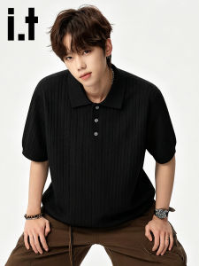izzue | Summer New High Street American Style Loose Polo Shirt