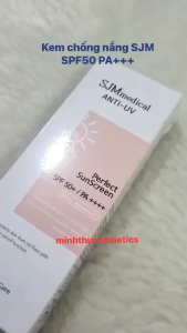 Kem chống nắng SJM Medical Anti UV Perfect SunScreen SPF50+/PA++++ cấp ẩm nâng tone