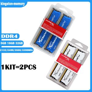 2x8GB 2x16GB KIT DDR4 32GB 8GB 4GB 3200MHz 2666MHz 2400MHz 2133MHz Desktop RAM HyperX FURY Memory 1.2V DIMM 288-pin Desktop Inter&AMD Memory