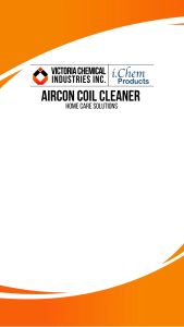 ICHEM PRODUCTS AIRCON COIL CLEANER LITER (Alkaline Based Aircon Cleaner)