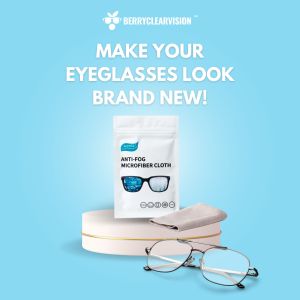 BerryClearVision™: Safe Lens Cleaning Cloth for Eyeglasses & Screens