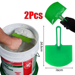 1/2Pcs Curved Bucket Scoop Scraper Spackle Paint Putty Knife Drywall Finishing Plaster Scraping Decals Patch Construction Tools