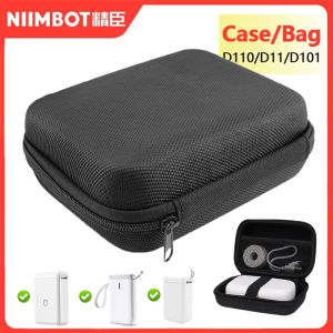 Niimbot Label Printer Storage Case with Mesh Pocket Case Bag Thermal Printer USE Protective Shell for Home Daily Storage/Office