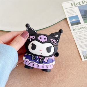 New Cartoon Kurokos Airpods4/3 pro Second Generation Anti-fall Protection Case Suitable for  1/2/3 Wireless Bluetooth Silicone Soft Shell Girl Style Niche Fun Personality