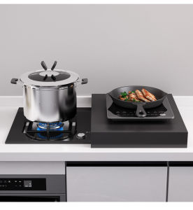 BM ฝาครอบเตาแก๊ส ฝาครอบเตาแม่เหล็ก  กันกัดกร่อน กันสนิม ที่ครอบเตาอเนกประสงค์ ไม่ต้องติดตั้ง ประหยัดพื้นที่