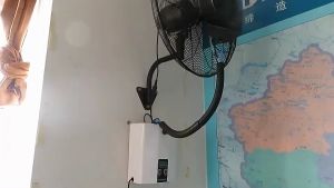 30"/26" Industrial Wall Mounted Mist Fan Auto Refill Water Atomization Mist Fan Indoor/Outdoor Kipas Dinding Mist Cooler