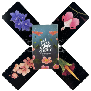 A Little Rain A 50 Card Botanical Oracle Tarot English Visions Divination Edition Deck Board Playing Games