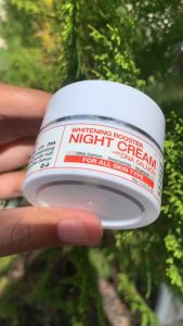 WHITENING BOOSTER NIGHT CREAM DNA SALMON LAYNA SKINCARE Krim Malam Pemutih Dna Salmon Perawatan Kulit Sensitiv Alcohol-Free - Lazada