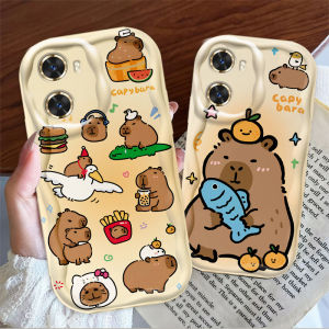 Cute Capybara Silicone Cartoon Phone Case Full Protection for Huawei Hi Enjoy 60 pro Women Style Soft Shell Anti-Fall Eco-Friendly