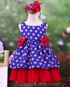 Pettigirl | Pettigirl Casual Dress Kids Girl Party Dresses for Weddings Brithday Spanish Baby Blue Princess Summer Children Clothes 2 to 12Y