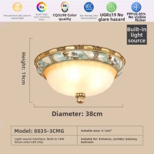 MINGRU | European Retro Dimmable Ceiling Light