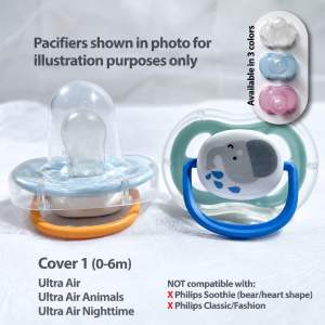 Anti-dust Cover for Philips Avent Pacifiers with Animal Designs