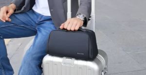 BANGE BG22196 Storage Bag Toiletry Pouch Handbag Tas Kosmetik Alat Mandi Double Layer