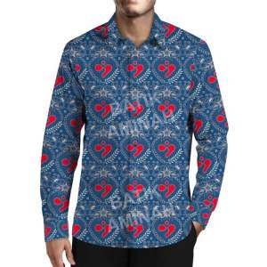 Seragam Batik BKKBN terbaru motif harganas 2024 Kain katun primisima halus premium full furing (UKURAN JUMBO)