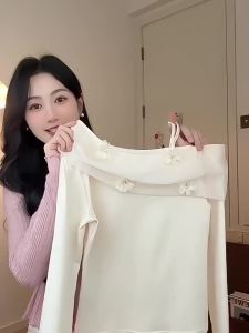 HEYINI | Áo Blouse Chiffon Xẻ Vai Ngọt Ngào