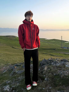 กางเกงขายาวผ้าไหมน้ำแข็งสีดำ Cleanfit ทรงสลิมฟิต ทรงตรง กางเกงขายาวผู้ชาย ทรงหลวม ทรงหลวม ทรงขากระบอกเล็ก ทรงขากระบอกเล็ก ฤดูร้อน 2025