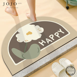 JOJOS L. PD.noon Quick Dry Absorbent Silicon Dendroid Mat Bathroom Entrance Door Mat Anti Slip Floor Rug Home Entrance Mat