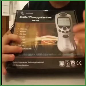 Máy Massage Trị Liệu Xung Điện 4 Miếng Dán SYK-208 Máy Mát Xa Bấm Huyệt Cơ Thể Nam Nữ Quà Tặng Người Già Trẻ Em