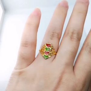 Cincin Love Saiz 17 Emas 916 2.72G Yon Hing