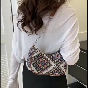 🔰 1302 CANVAS BAG KOREA KULIT leather Casual Beg Tangan Wanita women Shoulder Wallet Purse Travel