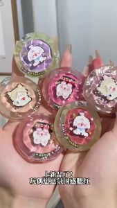 Phấn Má Hồng Xixi Đơn Sắc 6 Màu Tự Nhiên Lâu Trôi Bảng Má Hồng Mini Thiết Kế Vỏ Hình Thú Đáng Yêu Tạo Hiệu Ứng Sáng Da