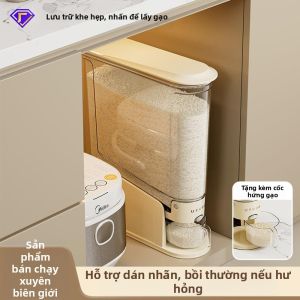 Thùng Gạo Chống Côn Trùng Đã Khoá Kín 20 Jin