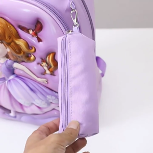 Balo cho bé tiểu học lớp 1-5 hình nổi 3D  cặp trẻ em đi học 6-10 tuổi bé trai gái người nhện kuromi melody elsa BBG0741