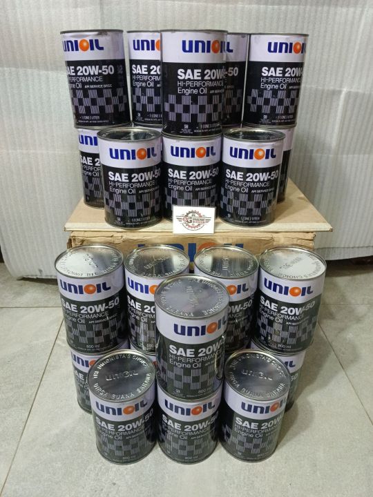 1 Dus Oli Unioil 1L+Unioil 0,8L Isi 24 Botol Campur 12 Pics