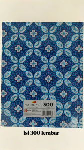 Paperline Hard Cover Buku Tulis Sampul Tebal Quarto [1 Pack / 2 Buku / 300 Lembar]