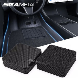 SEAMETAL Car Foot Mats Fixed Stickers Self Adhesive Fastener Carpet Mat Fixing Sticker Anti-Slip Floor Mat Clips Retention Grips