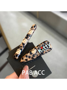 กิ๊บติดผมลายแมว KT ลายการ์ตูนน่ารักสำหรับผู้หญิง กิ๊บติดผมหน้าข้าง ทรงปากเป็ด ประดับผม ดีไซน์หรูหรา สไตล์เกาหลี