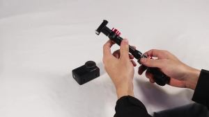 Lightweight Carbon Fiber Selfie Stick Extension Rod for DJI OSMO Pocket4 Insta360 X4 for GoPro 13 Action Camera Helmet Mount