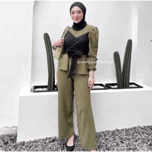 Promo Gratis Ongkir Lesti set Cringkle airflow set baju terbaru wanita viral one set terbaru