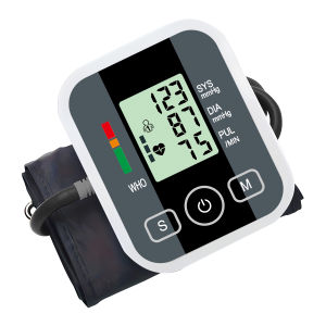 Tonometer Automatic Tensiometer Upper Arm BP Monitor Heart Rate Pulse Meter Medical Blood Pressure Monitor for Home Health Care