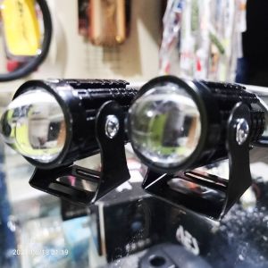 2Pcs Lampu Laser Foglamp D 2 Super Terang 2 Warna Putih - Kuning High Low
