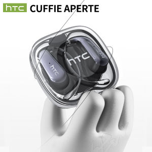 HTC NE38 OWS Open Ear Bluetooth Earphones Sports IPX5 Waterproof Secure Fit Ear Hook Wireless Headset for Running Workouts