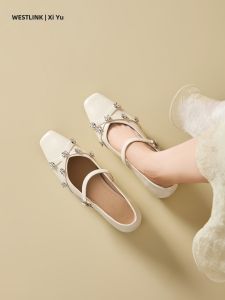 Mary Jane Style Soft Flat Womens Shoes