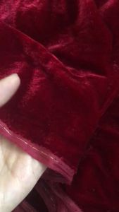Vải nhung the tơ tằm cao cấp may áo dài siêu mềm mượt và nhẹ số 4