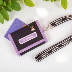 Dinggelvxing | Lightweight Cartoon Girls Wallet with Strap