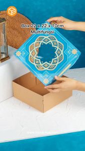 CB2210 IF Kotak Kue Idul Fitri Kemasan | Cake Box Packaging Hampers Lebaran