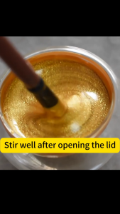 ✨24 hours delivery✨ 300ml water-based glitter gold paint 24K gold paint for metal gold spray paint gold powder paint wood/gypsum/marble/plague 水性金箔漆