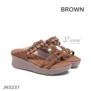 JOANNE Wedges Sandals Shoes Sepatu Wanita #JN3237