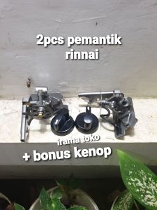 2pcs mesin rinnai+kenop barang rekondisi/seken