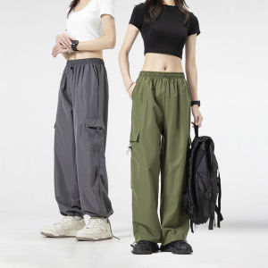 Outdoor Sports Long Pants Loose Comfortable Multi-pocket Sport Pant Running Fitness Casual Sports Long Pants Spring Autumn Women