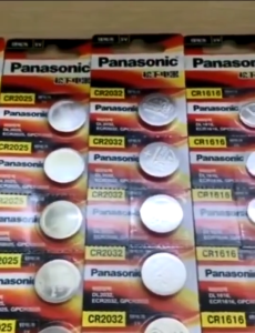5 PCS Panasonic CR2032 Lithium Button Batteries 3v original Battery For Watch Calculator Clock