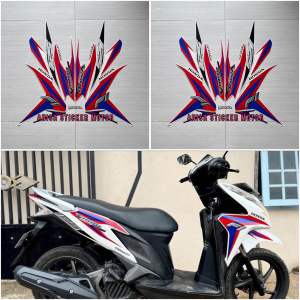 STIKER STRIPING LIS BODY HONDA VARIO TECHNO KZR 125 2013