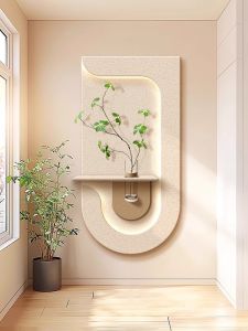 Hydroponics Green Plant Decorative Painting Wall Lamp Entrance Living Room Background Wall Study Hanging Painting New Arrival Classy Corridor Painting