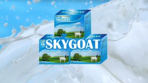 AHP Susu Kambing Etawa Sky Goat Isi 10 | Susu Bubuk Full Cream