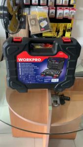 Bộ tuýp và cờ lê 145 chi tiết Workpro W003046 - Hàng chính hãng