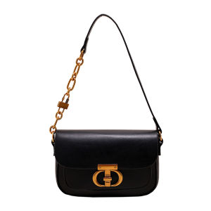 Retro Small Pu Leather Bag Womens Original Fashion Lock Womens Crossbody Shoulder Sac Senior Handbag Underarm Bag Designer